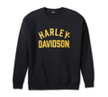 Men's H-D Race font Heavyweight Crewneck Sweatshirt