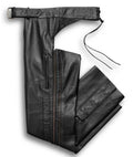 HD Men's Deluxe Midweight Leather Chaps