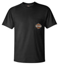 Harley-Davidson® Men's Bar & Shield Logo Chest Pocket Short Sleeve T-Shirt, Black