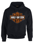 Harley-Davidson® Men's Bar & Shield Pullover Fleece Hooded Sweatshirt, Black