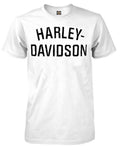 Harley-Davidson® Men's T-Shirt, Heritage Distressed Short Sleeve, White 30294029