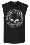 Harley-Davidson® Men's Willie G Skull Muscle Tank Top, Black T-Shirt 30296644