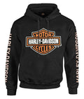 Harley-Davidson® Men's Large Bar & Shield Logo Pullover Hoodie, Black