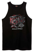 Harley-Davidson® Men's Rolling Stones Midnight Rambler Sleeveless Tank Top, Black