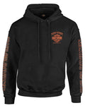 Harley-Davidson® Men's Eagle Piston Long Sleeve Pullover Hoodie, Black 30299949