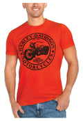 Harley-Davidson® Men's Guest Ride Crew-Neck Short Sleeve Cotton T-Shirt - Orange