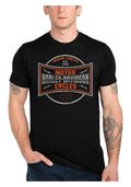 Harley-Davidson® Men's Pursuit Short Sleeve Cotton Crew-Neck T-Shirt, Black