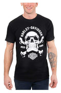Harley-Davidson® Men's Catalyst Skull Short Sleeve Crew-Neck T-Shirt - Black