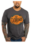 Harley-Davidson® Men's Enhance Legend Short Sleeve Crew-Neck T-Shirt - Charcoal