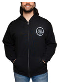 Harley-Davidson® Men's Divided H-D Zip-Up Fleece Hooded Sweatshirt - Black