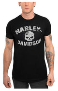 Harley-Davidson® Men's Pursue Willie G Skull Short Sleeve Cotton T-Shirt - Black