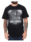 Harley-Davidson® Men's Strongarm Crew-Neck Cotton Short Sleeve T-Shirt, Black