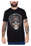 Harley-Davidson® Men's Skull Bandana Short Sleeve Crew-Neck T-Shirt - Black
