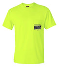 Harley-Davidson® Men's Overload Short Sleeve Chest Pocket T-Shirt, Safety Green