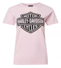 Harley-Davidson® Women's Bar & Shield Logo Short Sleeve Crew-Neck T-Shirt, Pink