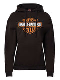Harley-Davidson® Women's Classic Bar & Shield Logo Pullover Hoodie, Black