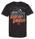 Harley-Davidson® Men's Fateful Crew-Neck Cotton Short Sleeve T-Shirt, Black