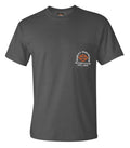Harley-Davidson® Men's Arcs Short Sleeve Chest Pocket Cotton Tee, Charcoal