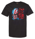 Harley-Davidson® Men's Devotee Patriotic Short Sleeve Cotton T-Shirt, Black