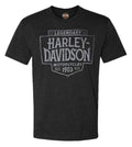 Harley-Davidson® Men's Defense Short Sleeve Crew-Neck T-Shirt, Charcoal Black