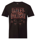 Harley-Davidson® Men's Rusted H-D Short Sleeve Cotton T-Shirt, Black