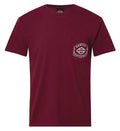 Harley-Davidson® Men's Captain Short Sleeve Chest Pocket Cotton T-Shirt, Maroon