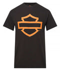 Harley-Davidson® Men's Open Bar & Shield On Black Short Sleeve Crew-Neck T-Shirt
