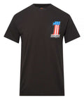 Harley-Davidson® Men's RWB #1 Logo Short Sleeve Crew-Neck T-Shirt, Black