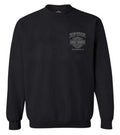 Harley-Davidson® Men's Fastened Bar & Shield Fleece Pullover Sweatshirt, Black