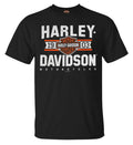 Harley-Davidson® Men's Varsity B&S Short Sleeve Crew-Neck T-Shirt - Black