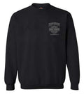 Harley-Davidson® Men's Ghoulish Biker Skull Fleece Pullover Sweatshirt, Black