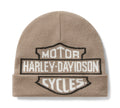 Men's Oversized Bar & Shield Beanie
