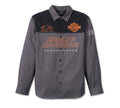Men's Screamin' Eagle Shirt - Colorblocked - Blackened Pearl