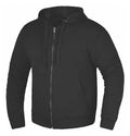 UNIK Men's Armor Full-Zip Motorcycle Hoodie Sweatshirt, Black
