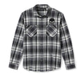 Men's Willie G™ Skull Plaid Long Sleeve Shirt