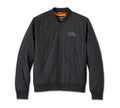 Women's Old English Rose Quilted Bomber