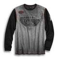Harley-Davidson® Men's Iron Block Pullover, Grey