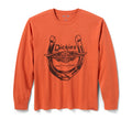 Men's Dickies x H-D Winged Horseshoe Long Sleeve Tee - Vintage Orange