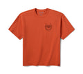Men's Dickies x H-D Horsepower Heavyweight Pigment Dyed Tee - Vintage Orange