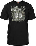 Harley-Davidson Military, Exclusive Overseas Tour, Men’s Licensed Military Dog Tags T-Shirt