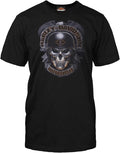 Harley-Davidson Military, Exclusive Overseas Tour Bagdad, Ghoulish Black Skull, Men's T-Shirt