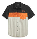 Harley-Davidson Men's Colorblock Pocket Logo Shirt