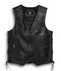 Harley Davidson Men's Tradition II Leather Vest