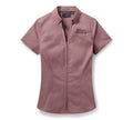 Women's Willie G Bling Garage Shirt - Nostalgia Rose