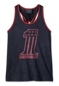 Harley-Davidson Women's Tank Top National Anthem Twist - Black