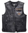 Harley Davidson Men's 115th Anniversary Limited Edition Leather Vest