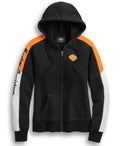 Harley-Davidson® Women's Colorblock Zip-Front Hoodie
