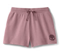 Women's Willie G Skull Bling Shorts - Nostalgia Rose