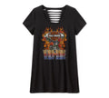 Harley-Davidson Women's Bling Wild Ride Short Sleeve Rip & Repair Tunic