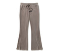Women's Velour Bootleg Pant - Cinder